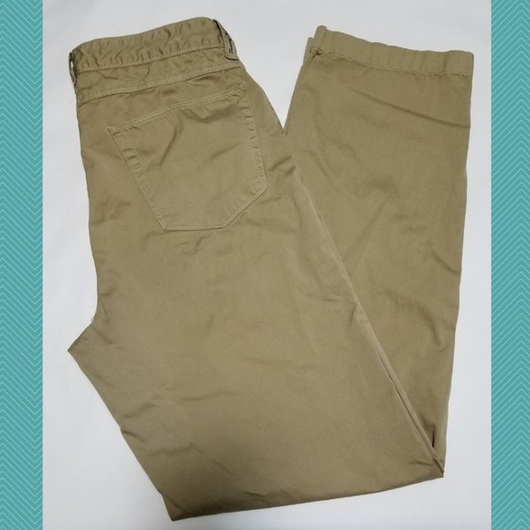 Tommy Bahama Beige Tan Straight Leg Cotton Pants - Picture 1 of 6
